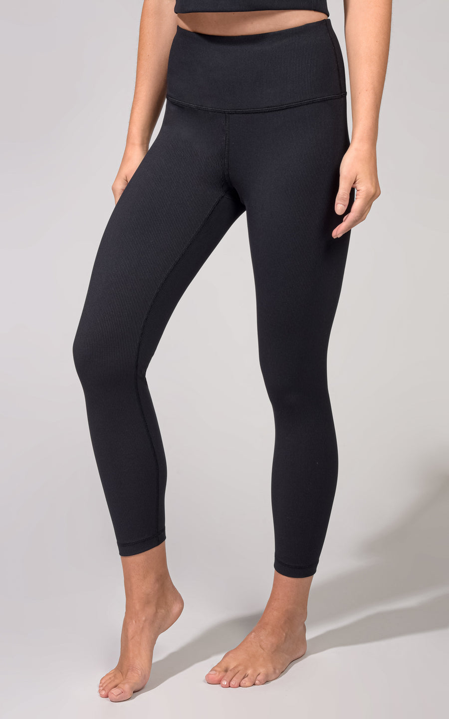 Ribbed High Waist 7/8 Ankle Legging
