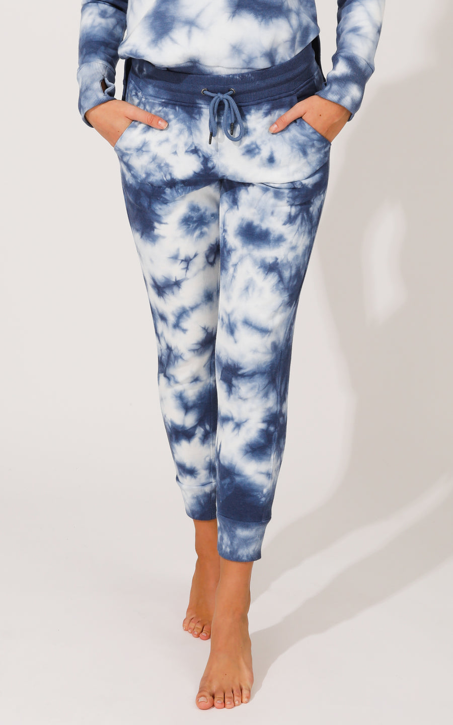 Tie Dye Fleece Jogger With Side Pockets- Prepack