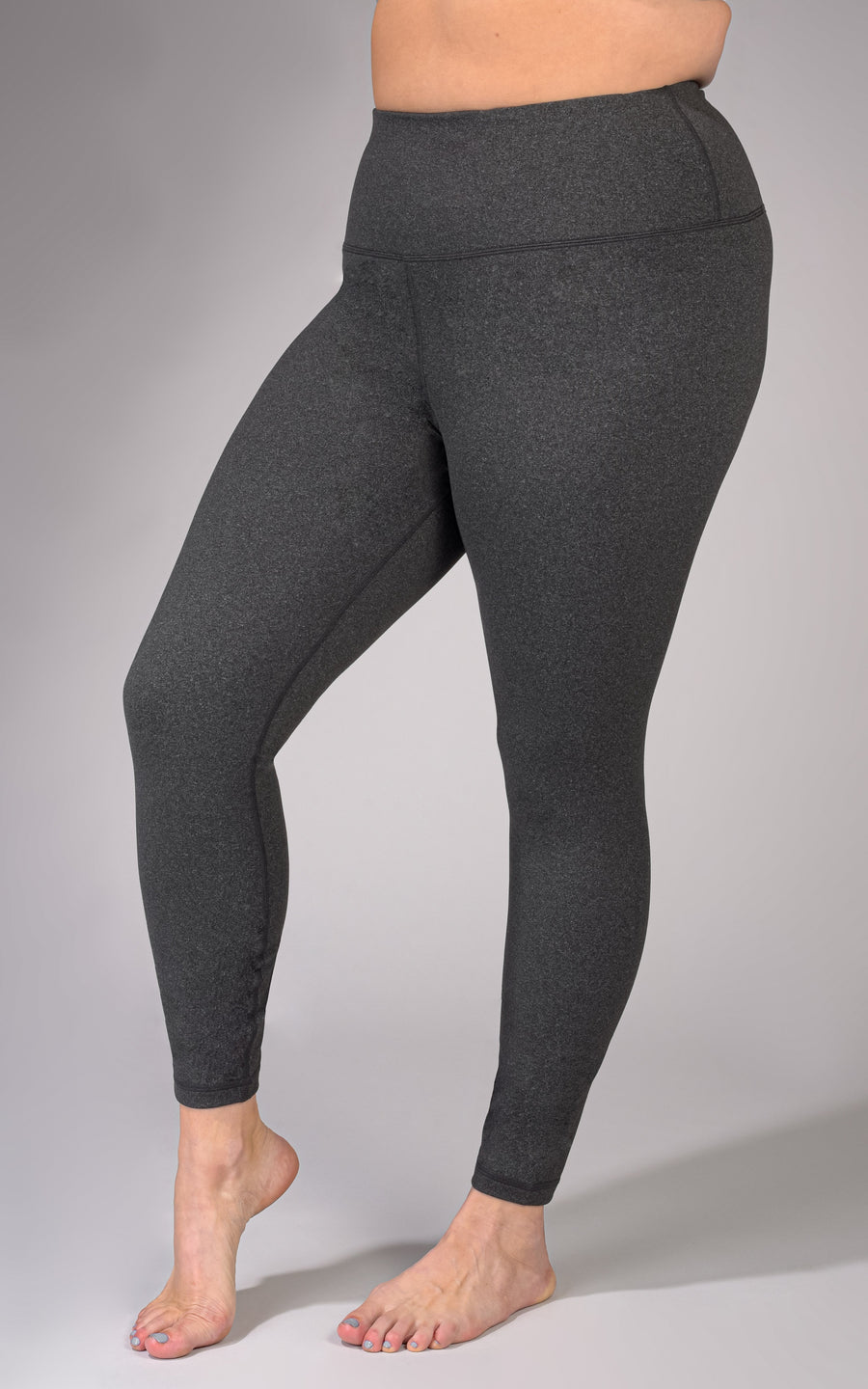 "Velocity" Brand Plus Size High Waist 7/8 Ankle Legging