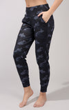 Yogalicious "Lux" Camo Jogger with Front Pockets and Cuffs