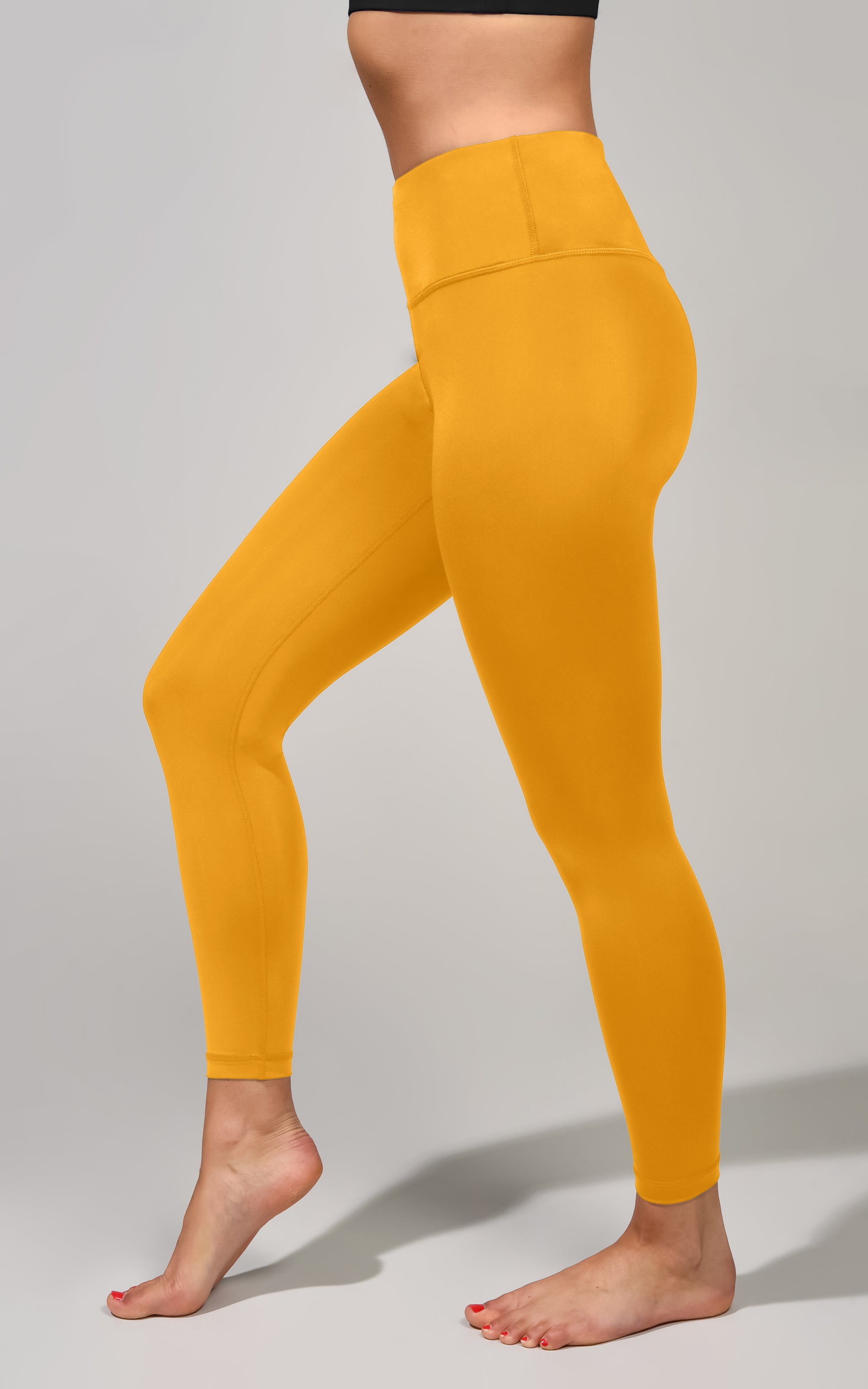 Oner Active Classic Seamless Leggings Yellow Sunset Marl Women Medium