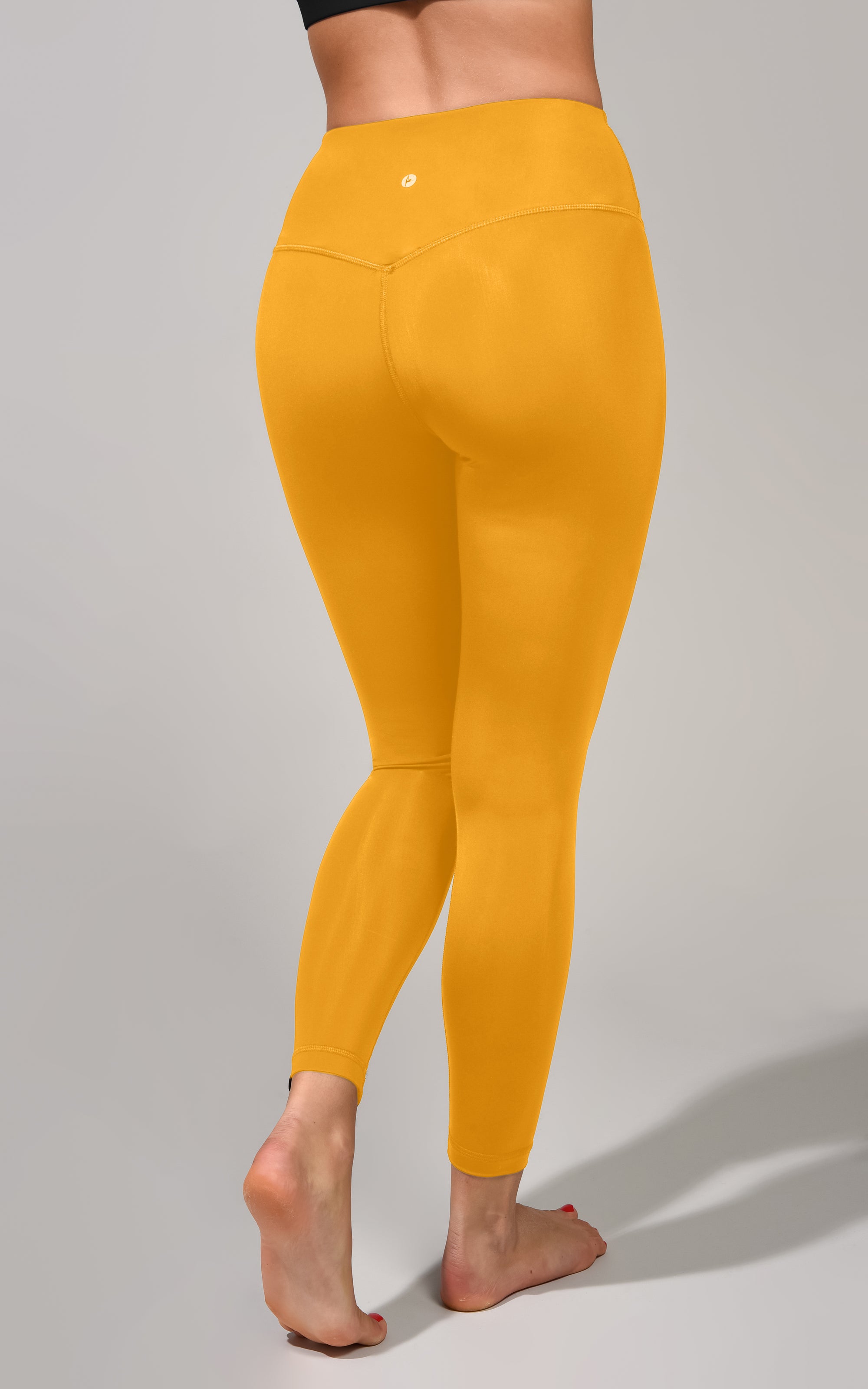Strong ID Gradient High Waisted Ankle Leggings - Golden Sun