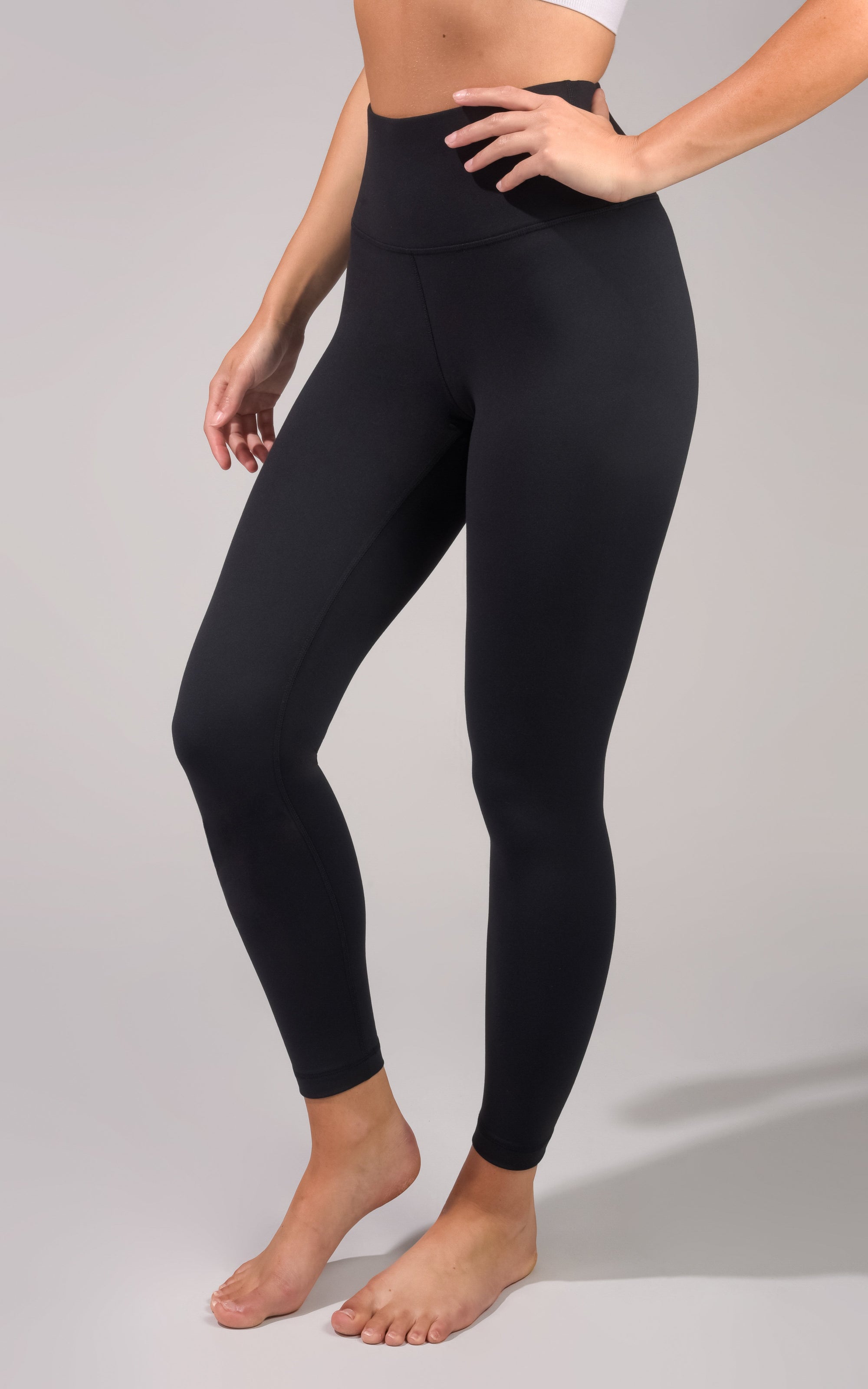 90 Degree by Reflex Women's Capri Leggings Black Size XS High