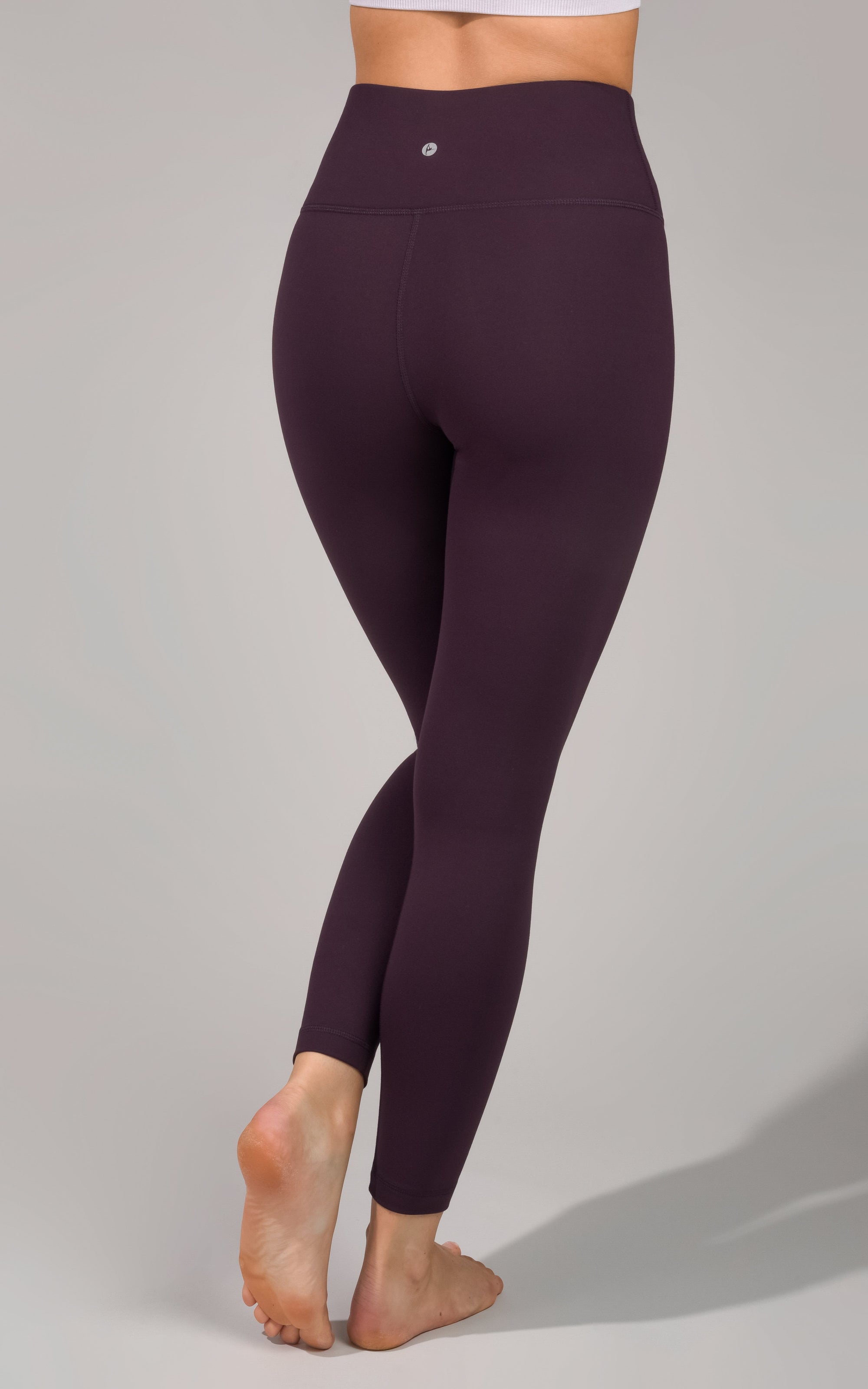 90 Degree By Reflex Womens Wonderlink Madison Elastic Free High Crossover  V-Back Waist Flared Leg Yoga Pant