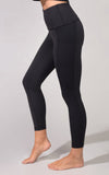 "Squat Proof" Interlink High Waist 7/8 Ankle Legging with Ribbed Side Panels and Pockets