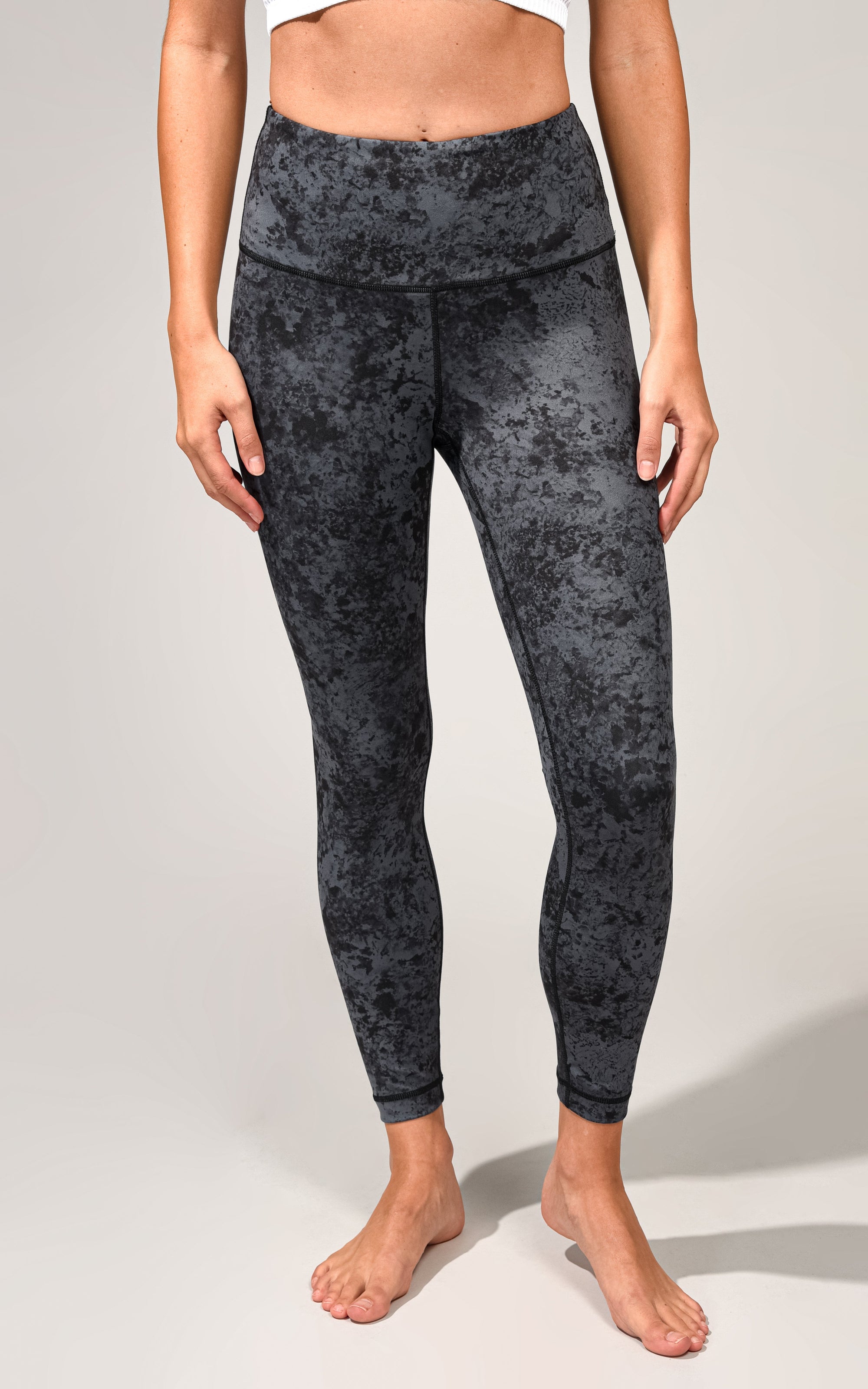 Lux Quartz Print High Rise Basic 7/8 Ankle Legging