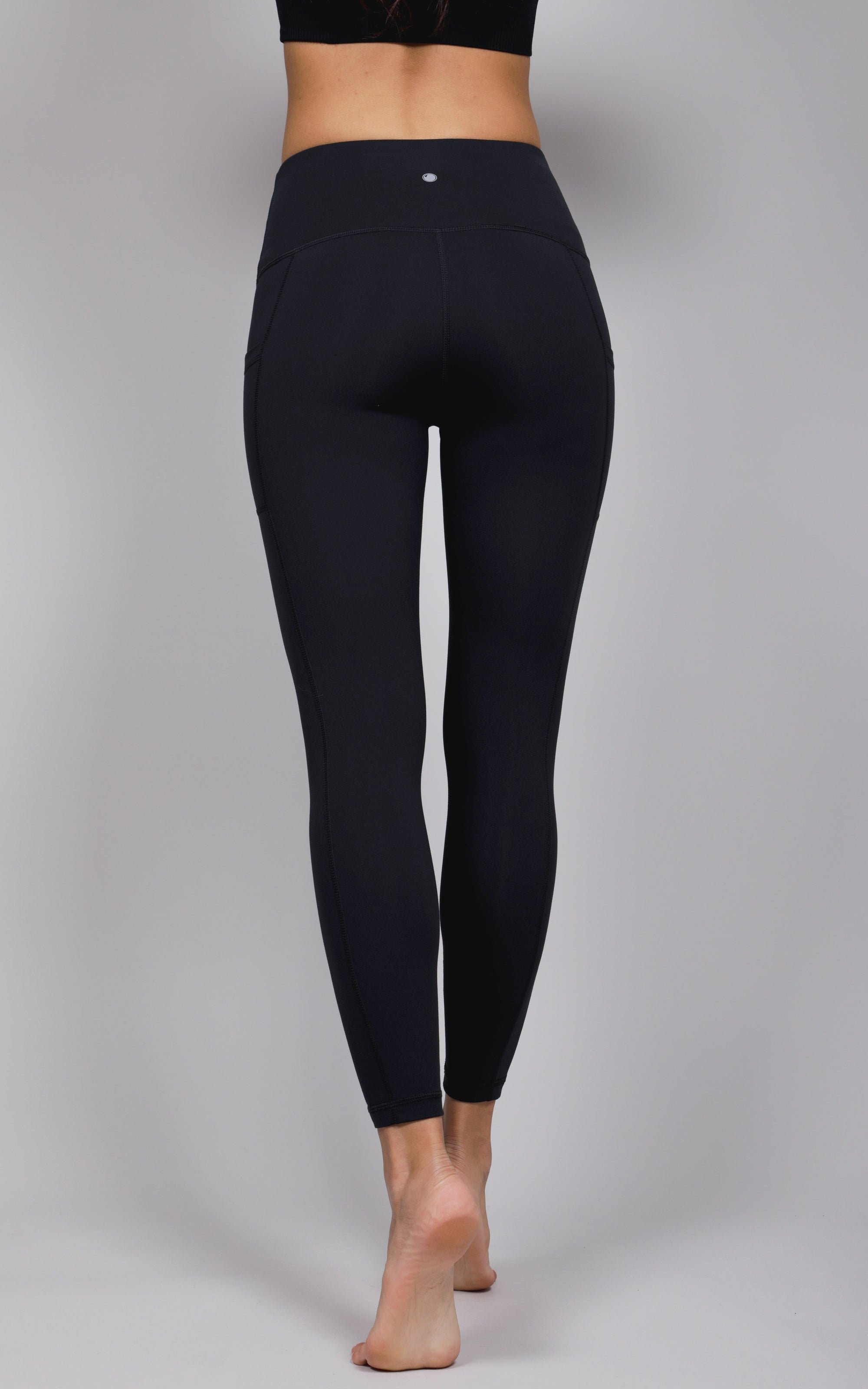 Yogalicious - Women's Watercolor Elastic Free High Waist Side Pocket Ankle  Legging - Aqua - X Small - ShopStyle