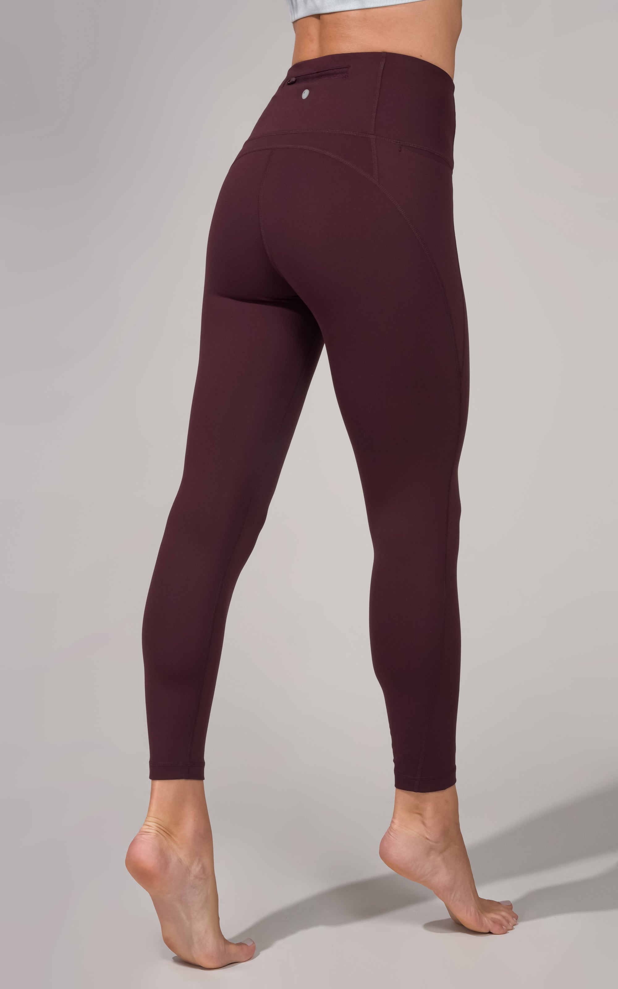 Yogalicious 'Lux High Waist 7/8 Ankle Length with Side Pocket And Back  Zipper Pocket