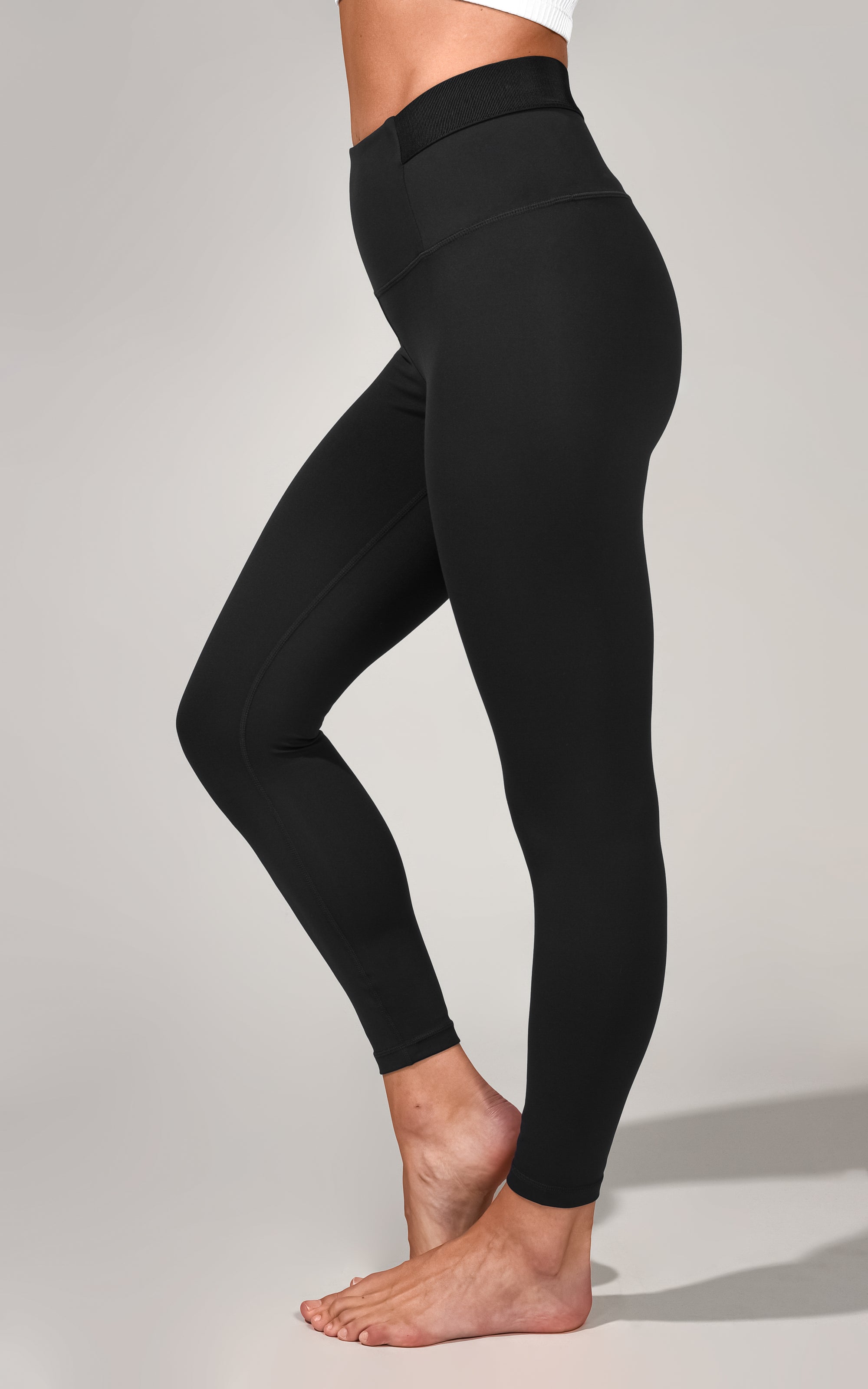 Yoga-lic-ious Lux High Waist size XS Straight Leg black yoga Pant