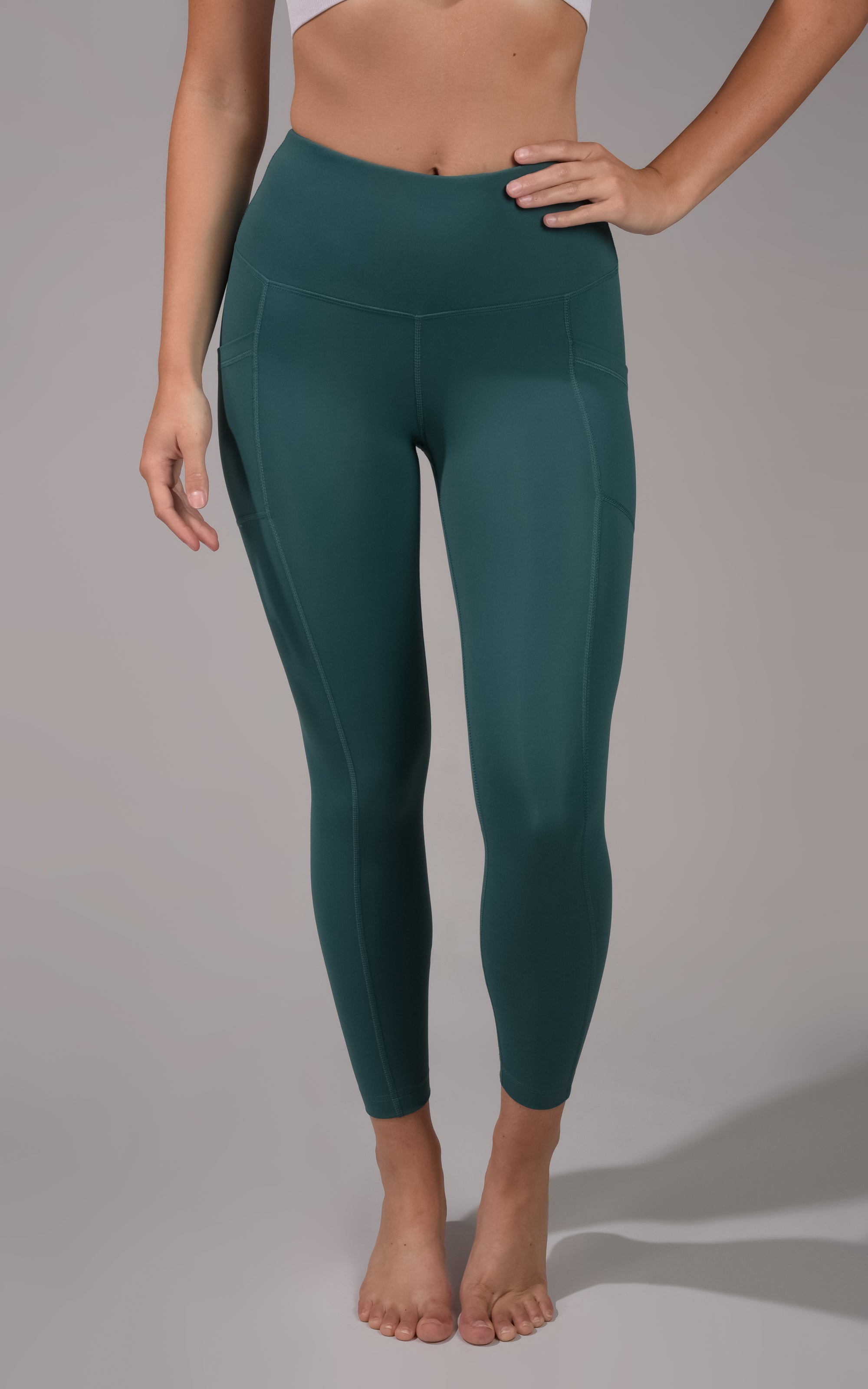 Nude Tech High Waist Side Pocket 7/8 Ankle Length