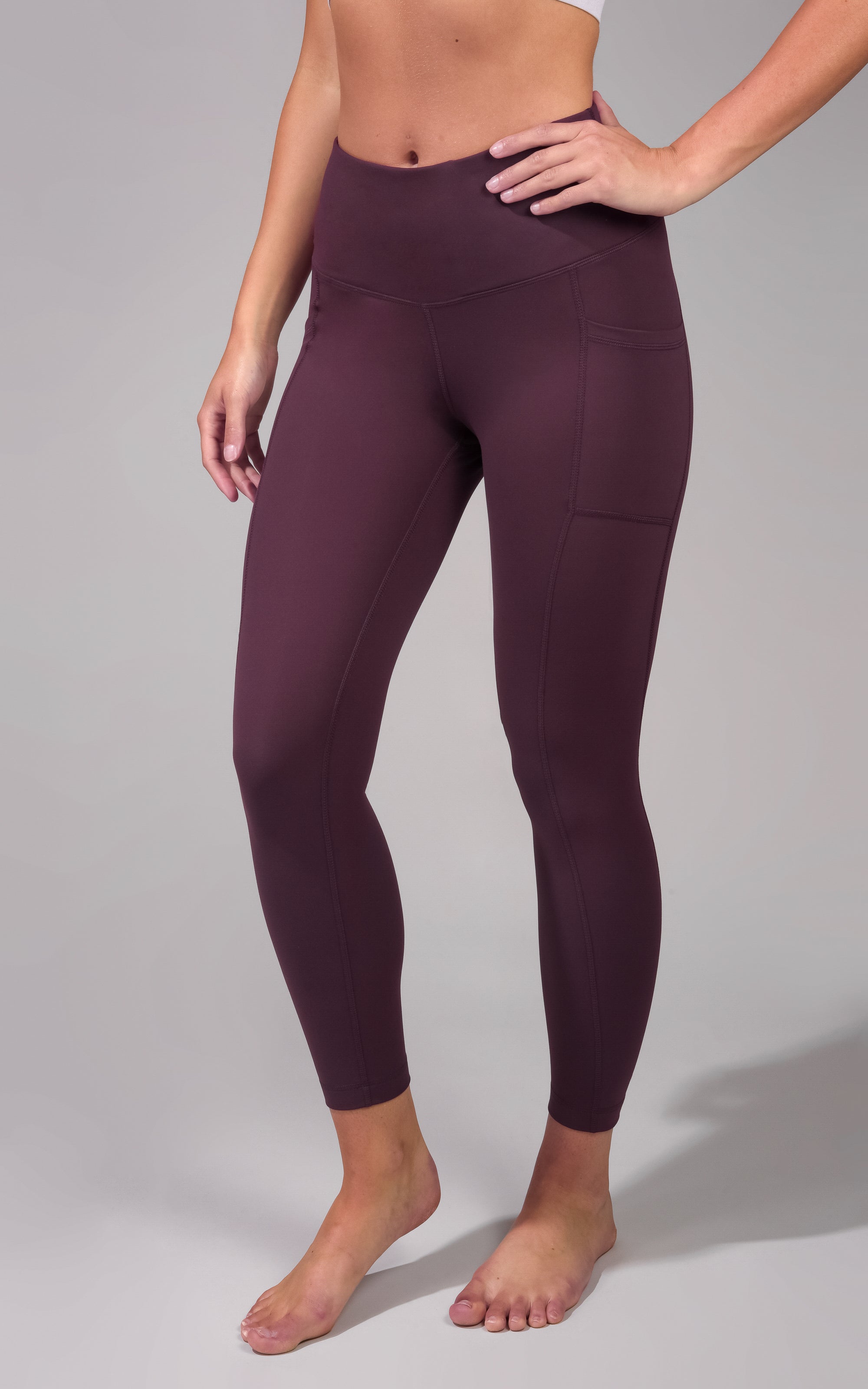 Nude Tech High Waist Side Pocket 7/8 Ankle Length