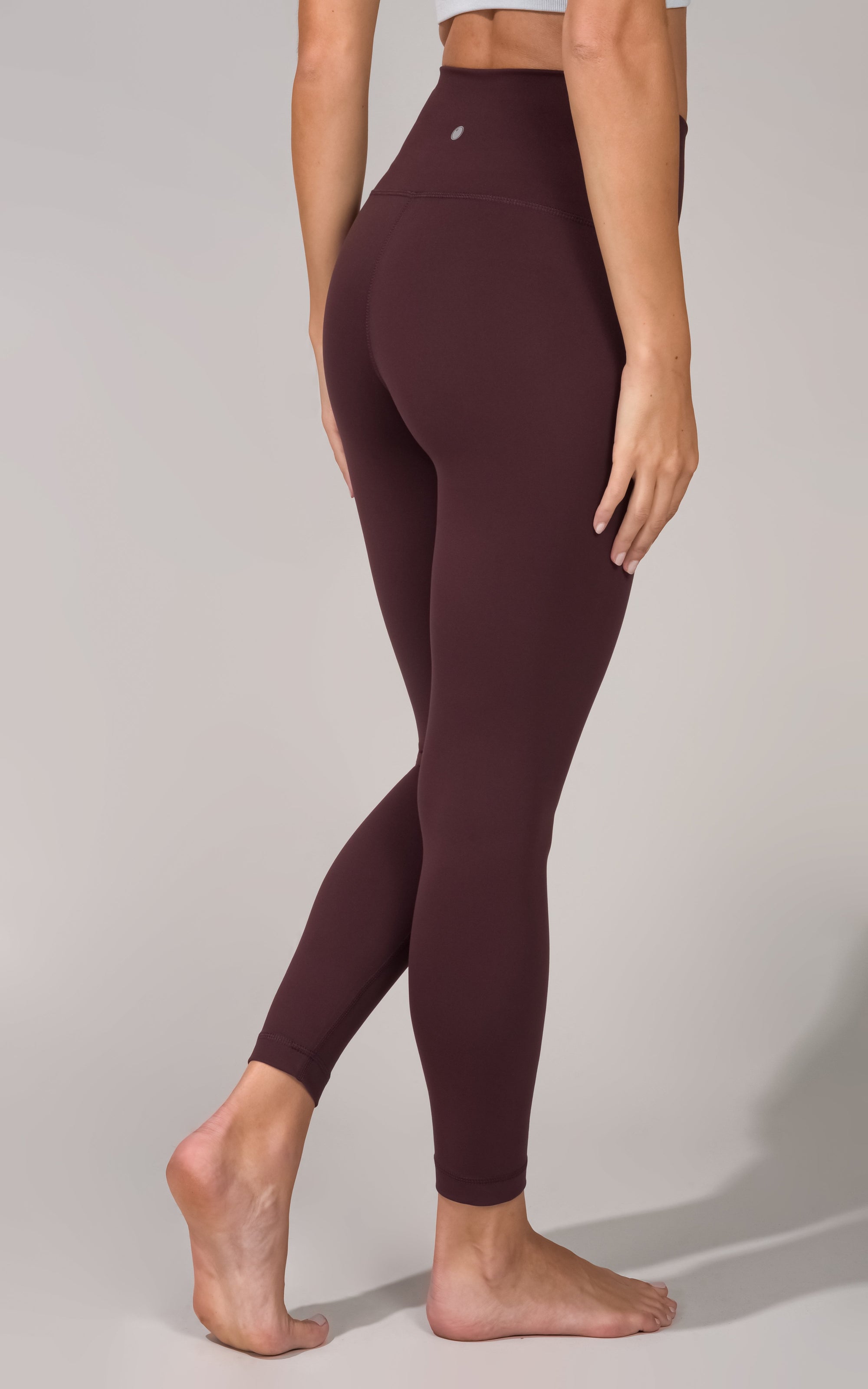 Yogalicious Lux Yoga Pants XS Pockets Athletic Leggings Burgundy Wide  Waistband - Pioneer Recycling Services