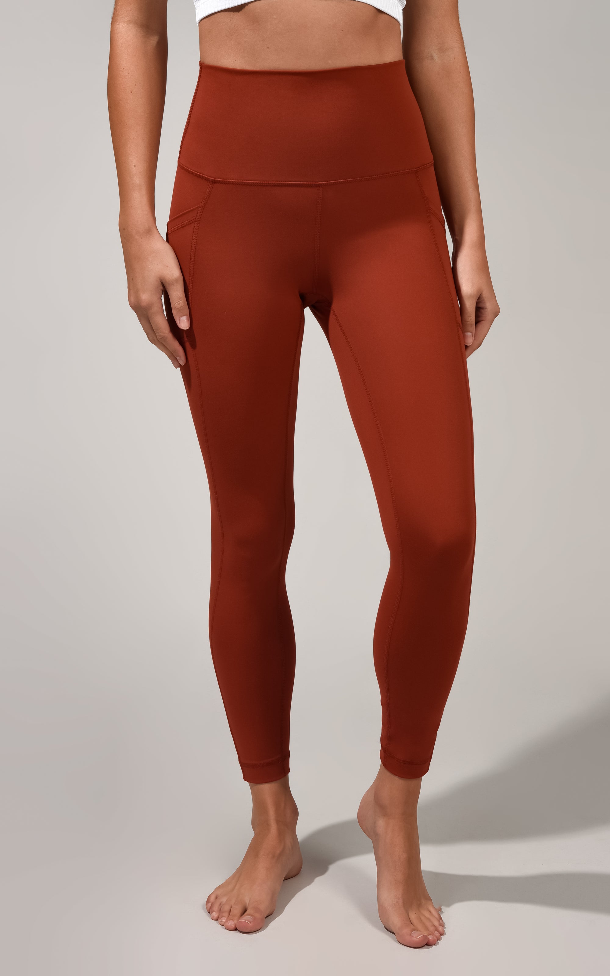 Yogalicious, Pants & Jumpsuits, Yogalicious Lux Leggings High Rise Size Xs  Color Nutmeg Nwt