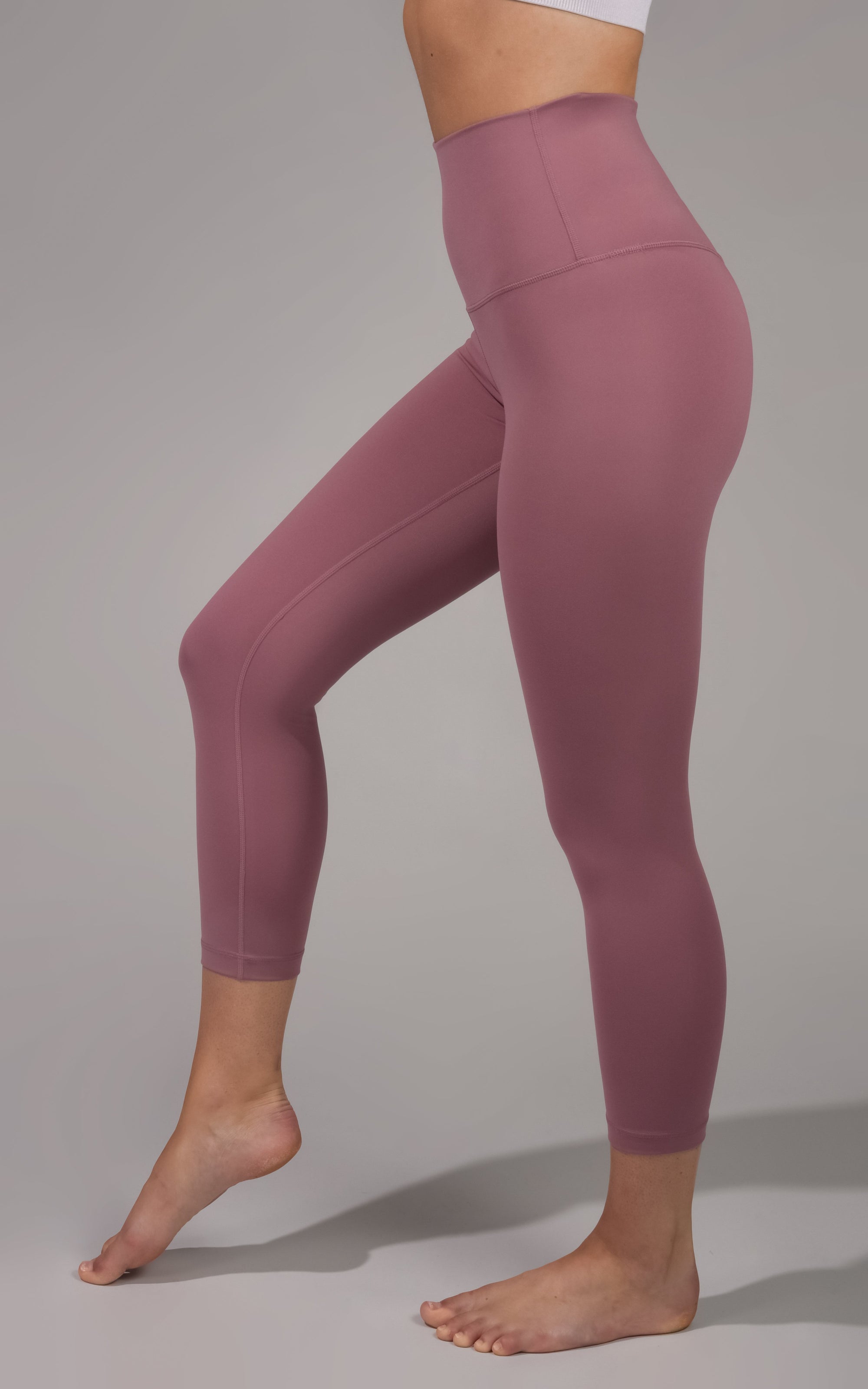 Yogalicious High Waist Ultra Soft Lightweight 7/8 Leggings - High Rise Yoga  Pant 