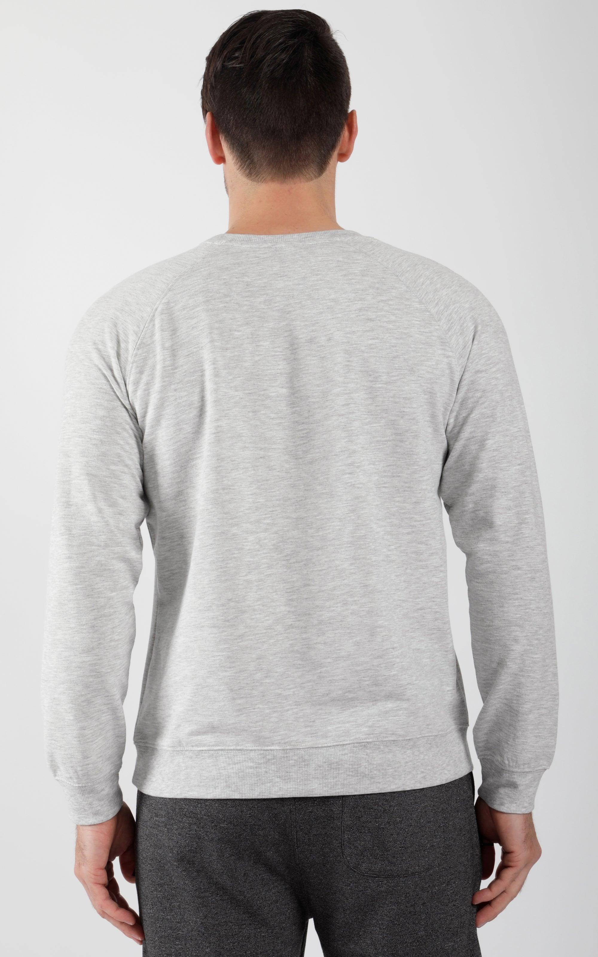 Mens Terry Brushed Long Sleeve Top Prepack