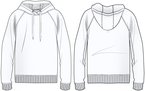 Mens Hoodie with Side Pockets Prepack
