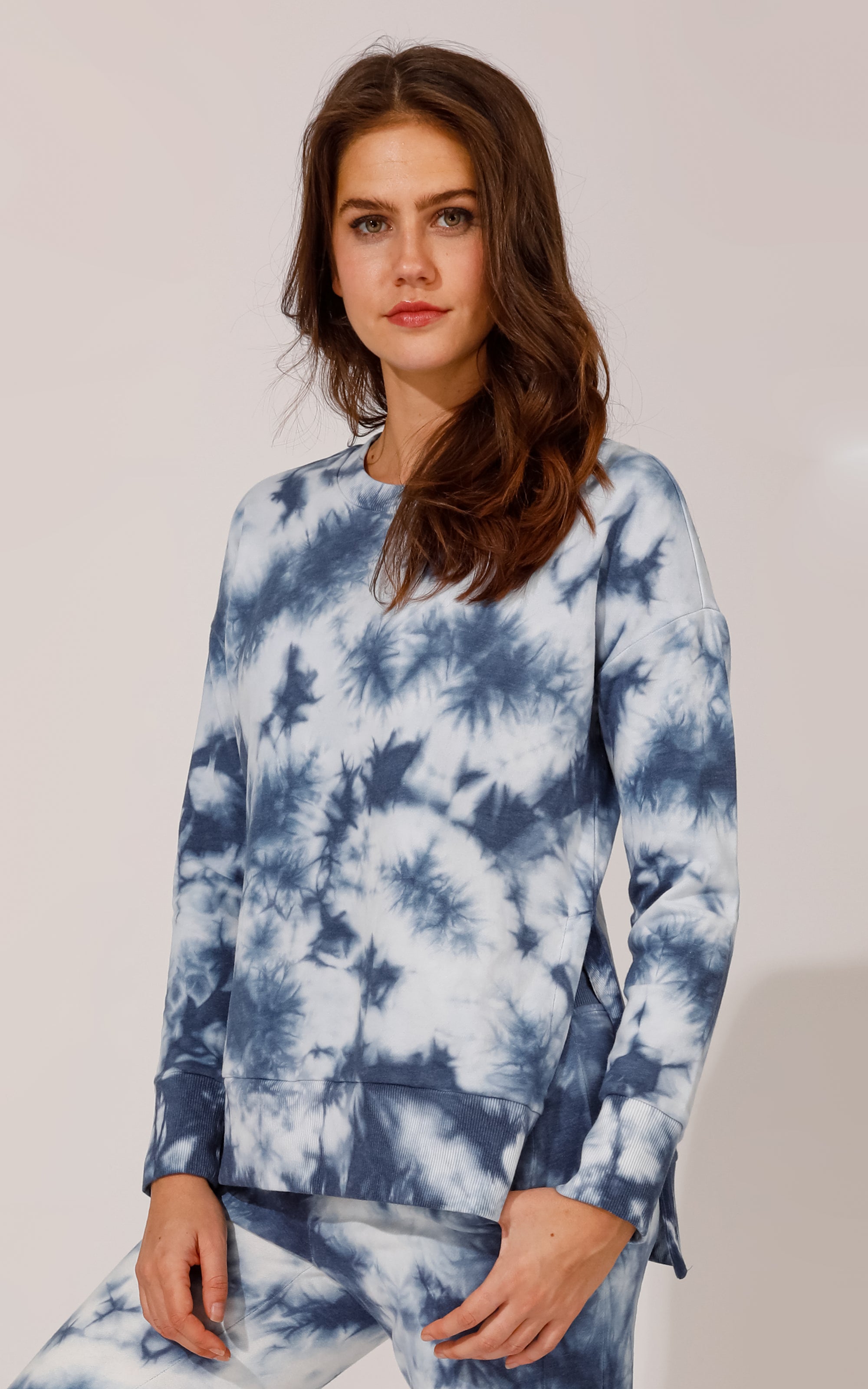 Inky Chill Tie Dye High Low Top Prepack