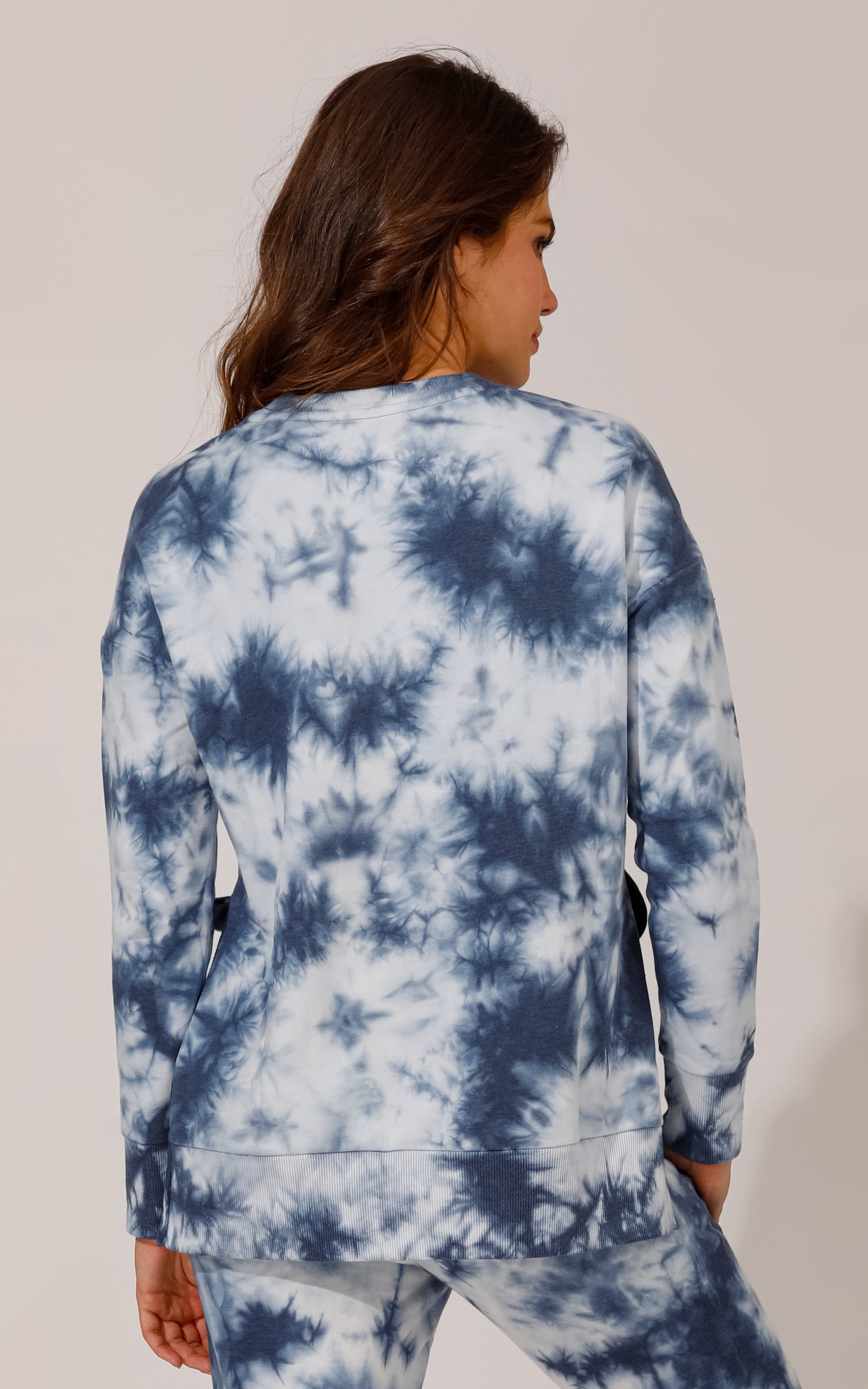 Inky Chill Tie Dye High Low Top Prepack