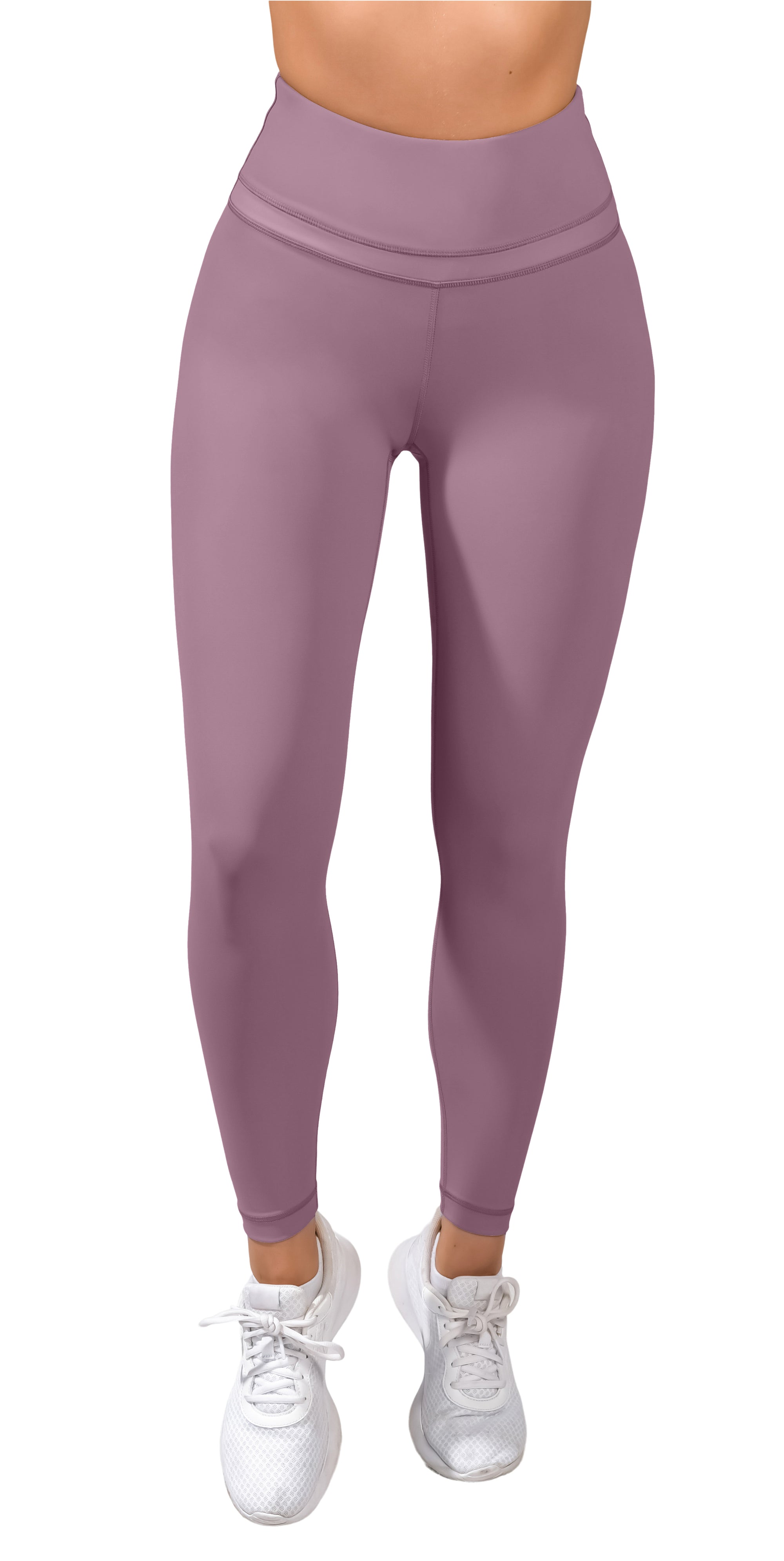 Gymshark Flex Leggings Athletic Mid Rise Pink/burgundy Women's Size XS