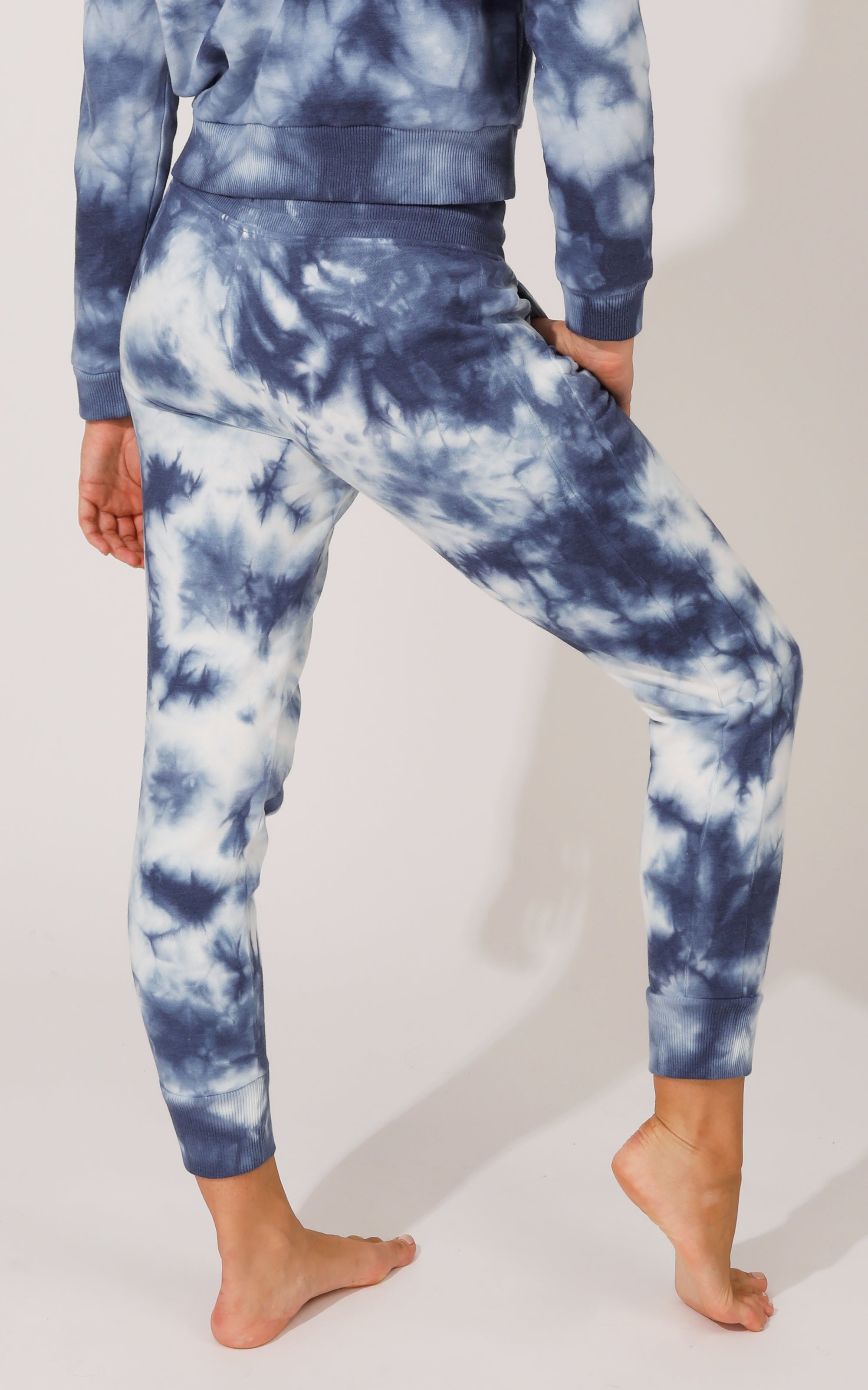 Tie Dye Fleece Jogger With Side Pockets- Prepack
