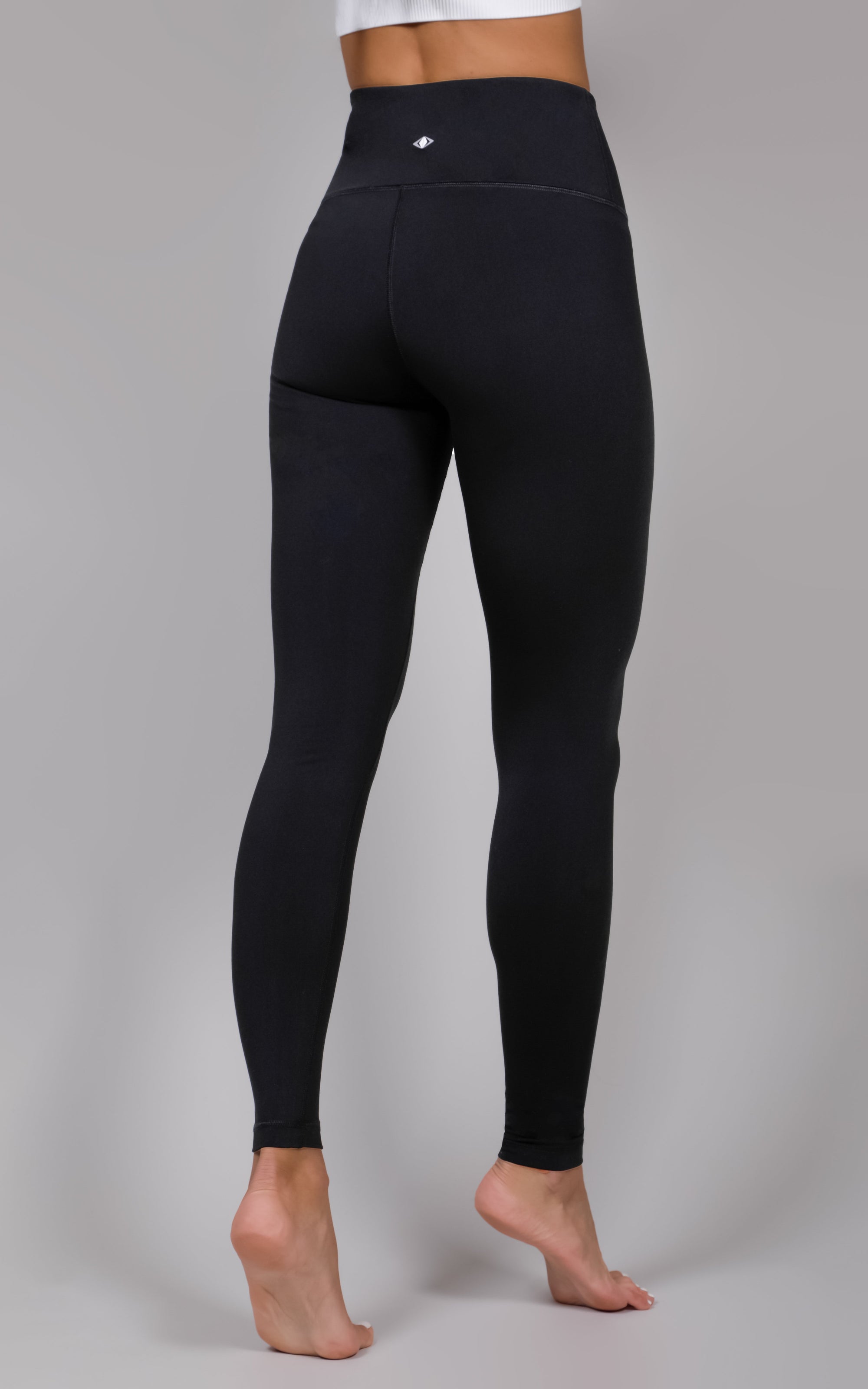 New Tek Gear Leggings Womens Size XL Black Polyester Blend Pull-On Mid  Rise-nb