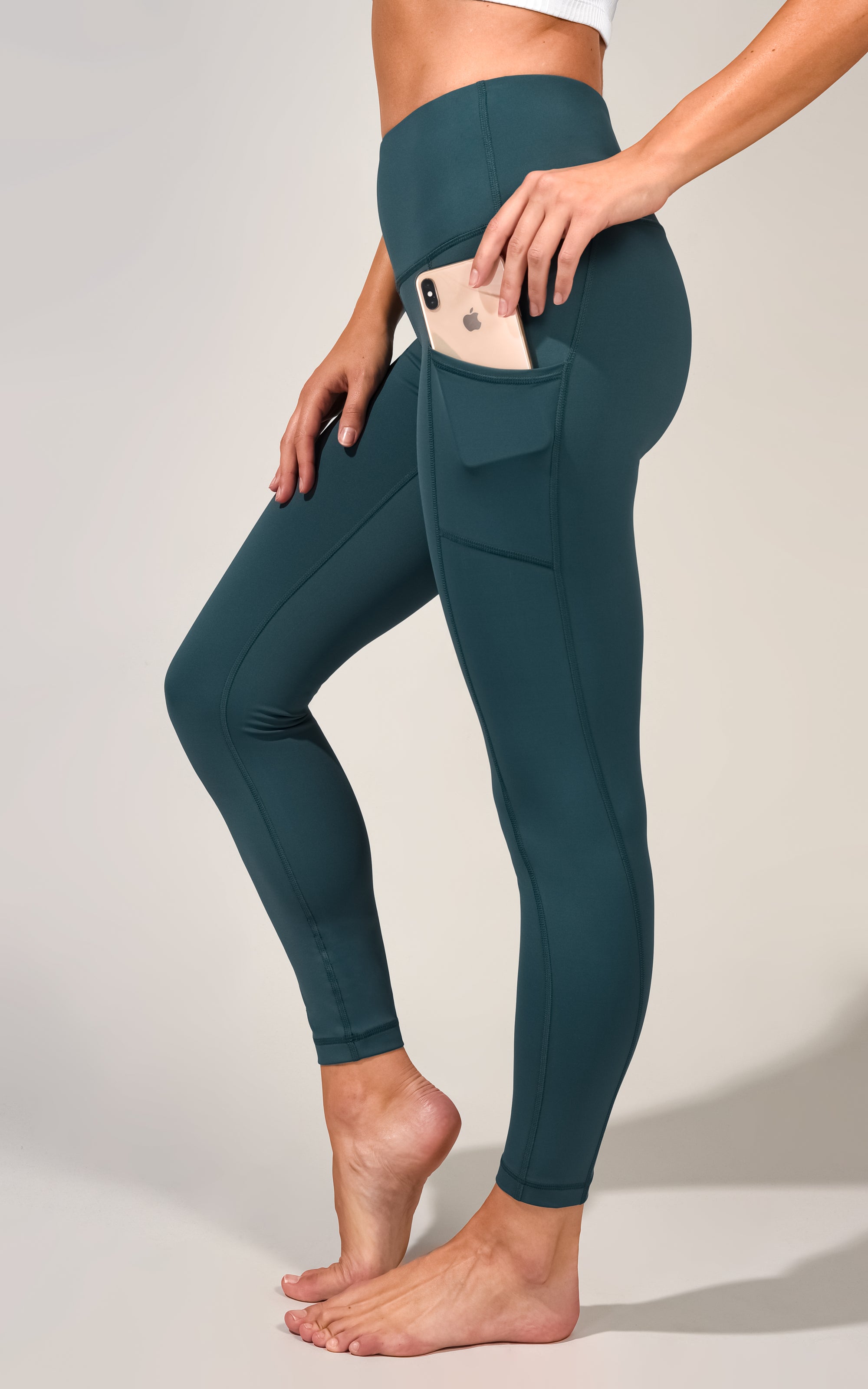 90 Degree By Reflex Interlink Ribbed High Crossover Waist 7/8th Ankle  Legging, Blue Grass, X-Small : : Clothing, Shoes & Accessories