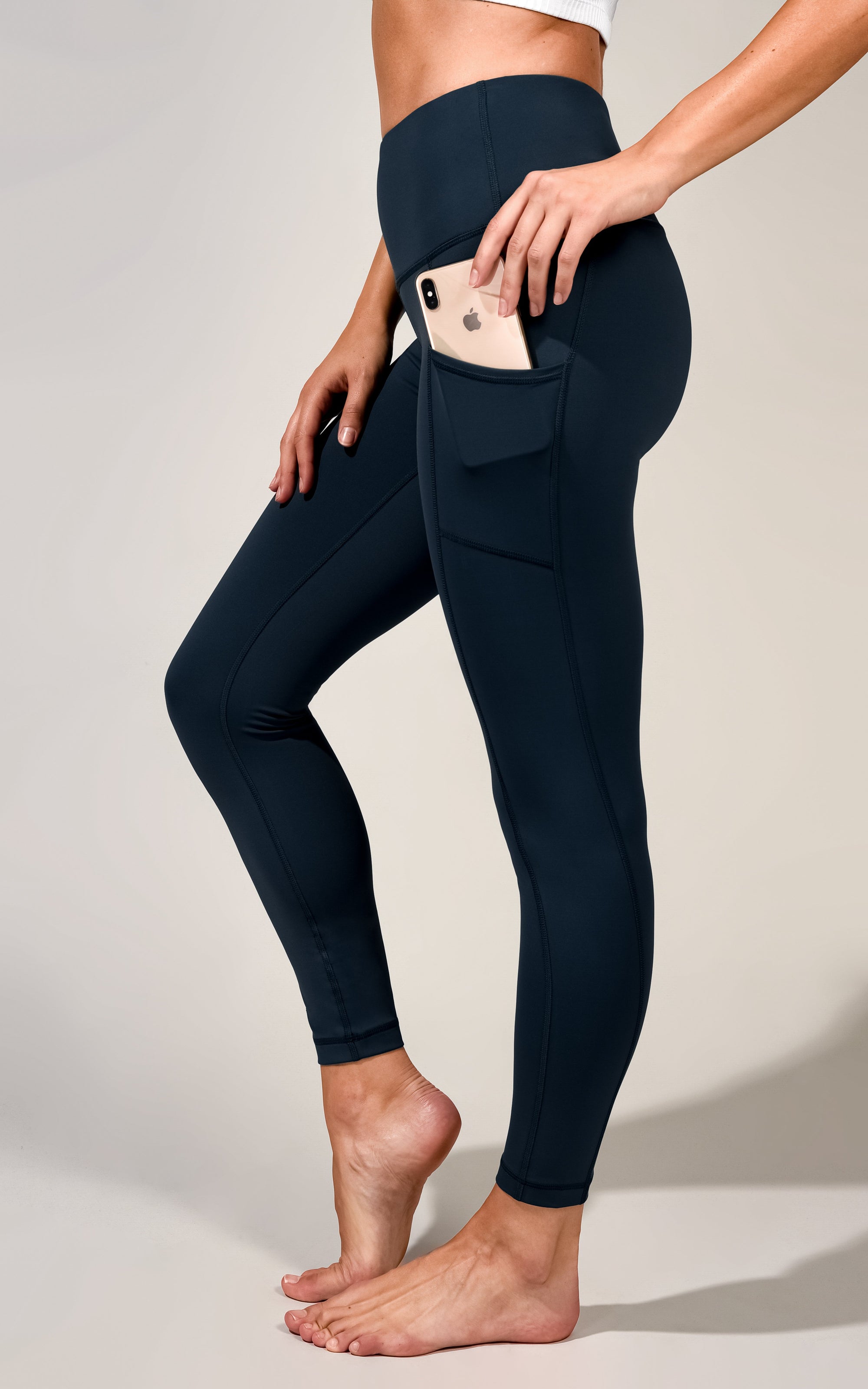 Skinny fit: leggings with foot straps - navy | s.Oliver
