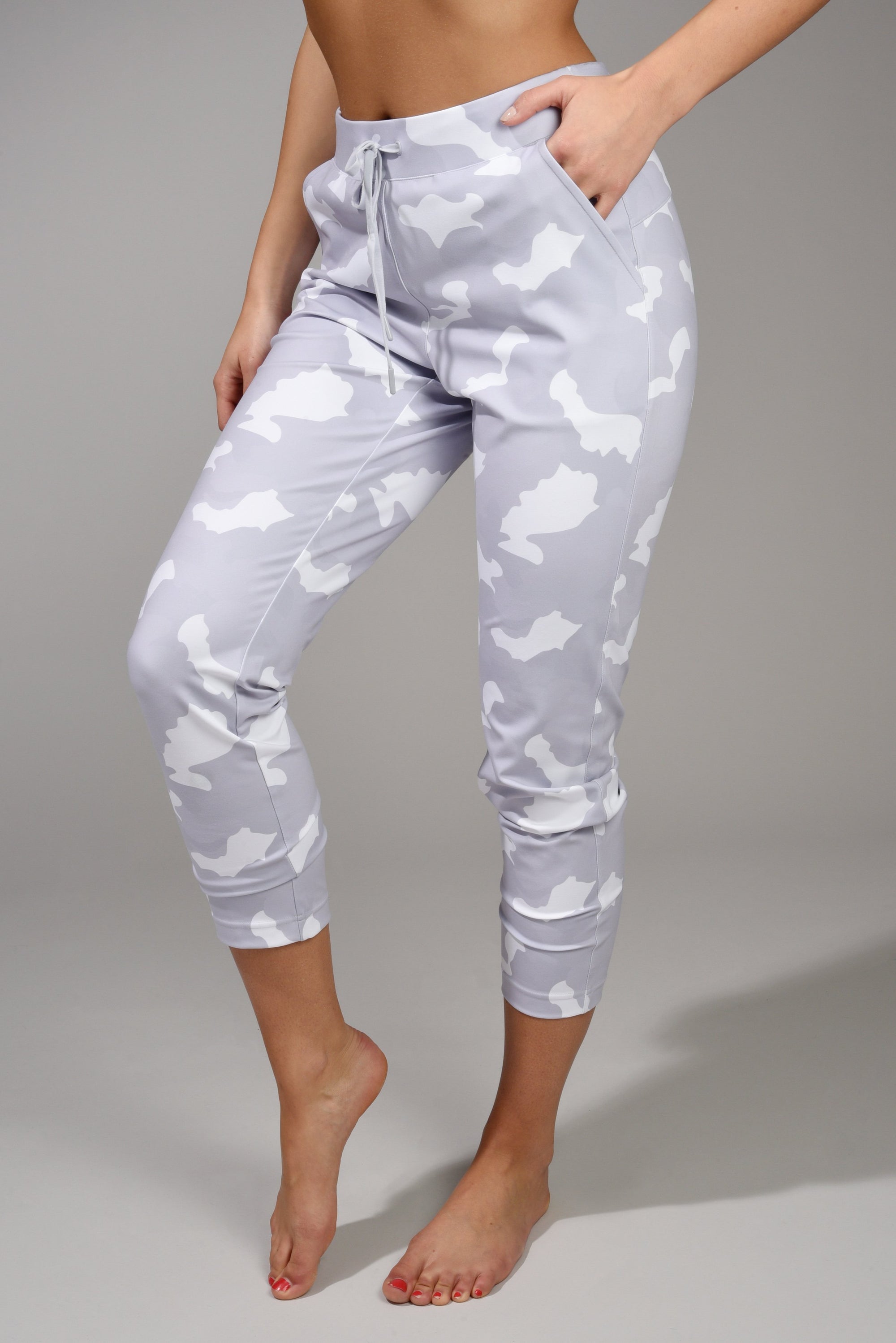 Yogalicious Lux Camo Jogger with Drawstring and Front Pockets