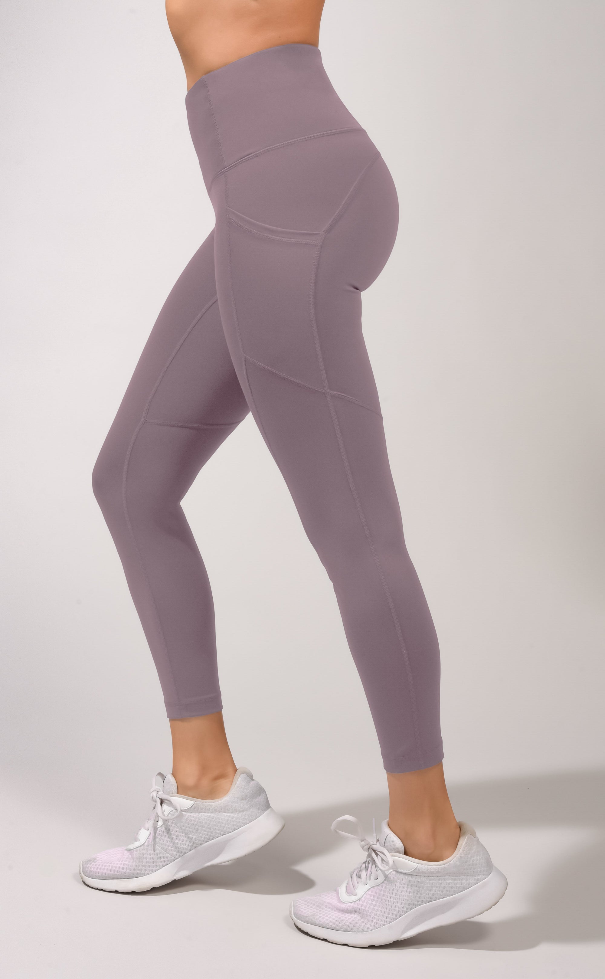 womens light grey yogalicious lux leggings – RenewedtoYou