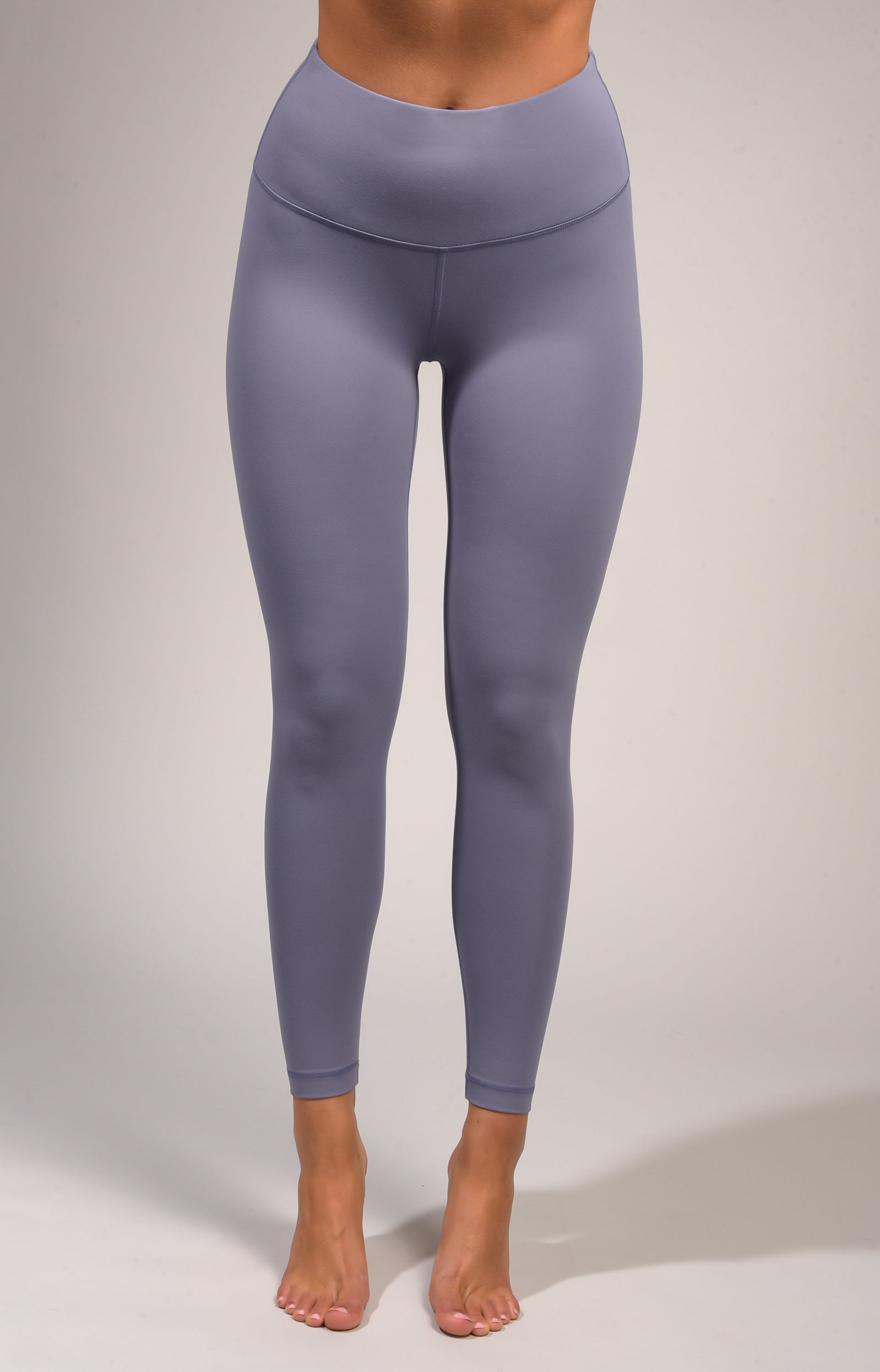 Yogalicious High Waist Ultra Soft Lightweight Leggings - High Rise Yoga  Pants - Windsor Wine Nude Tech 28 - 1X
