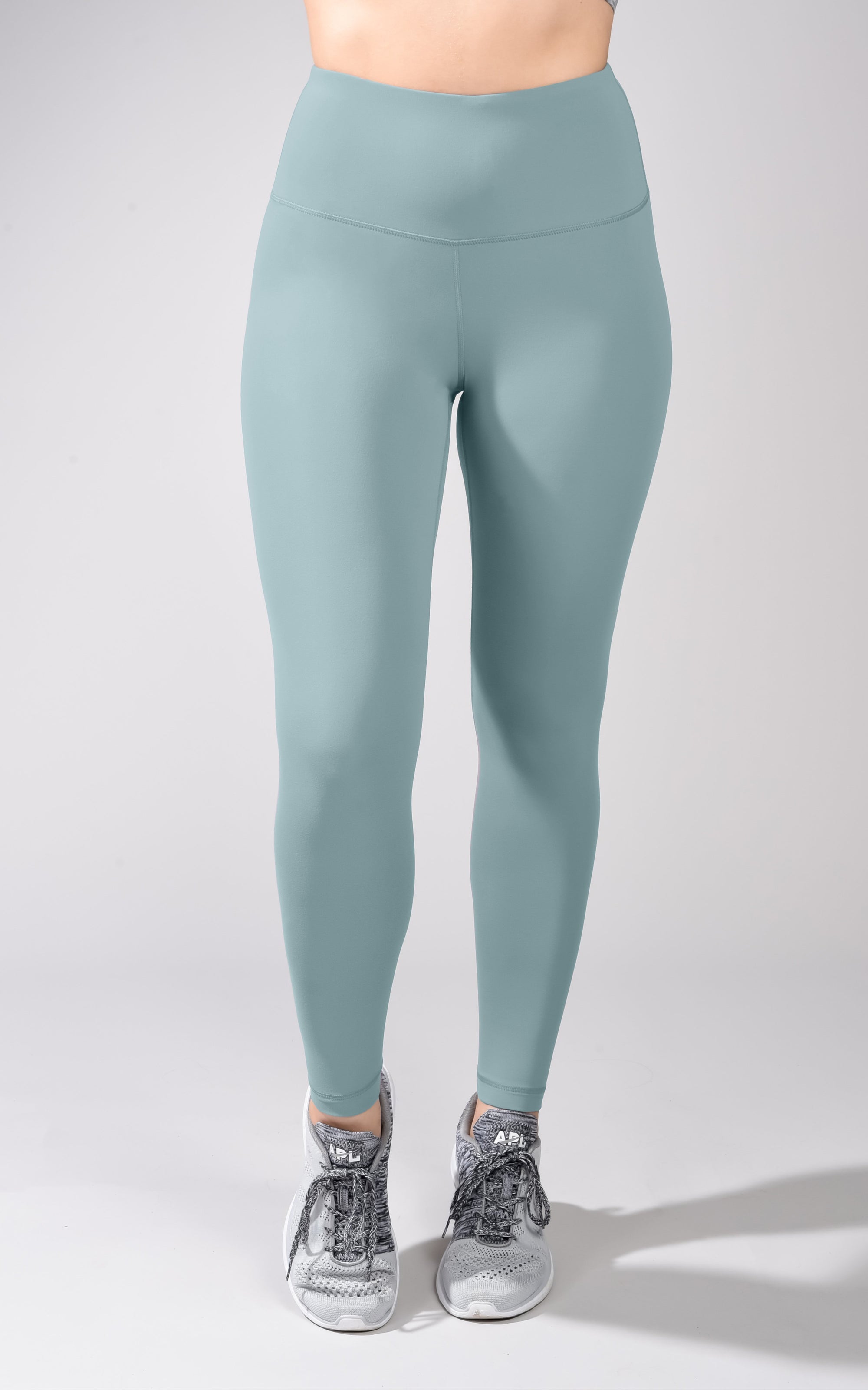 Yogalicious Nude Tech High Waist Side Pocket 7/8 Ankle Legging - Deep  Lichen Green - Medium : Target