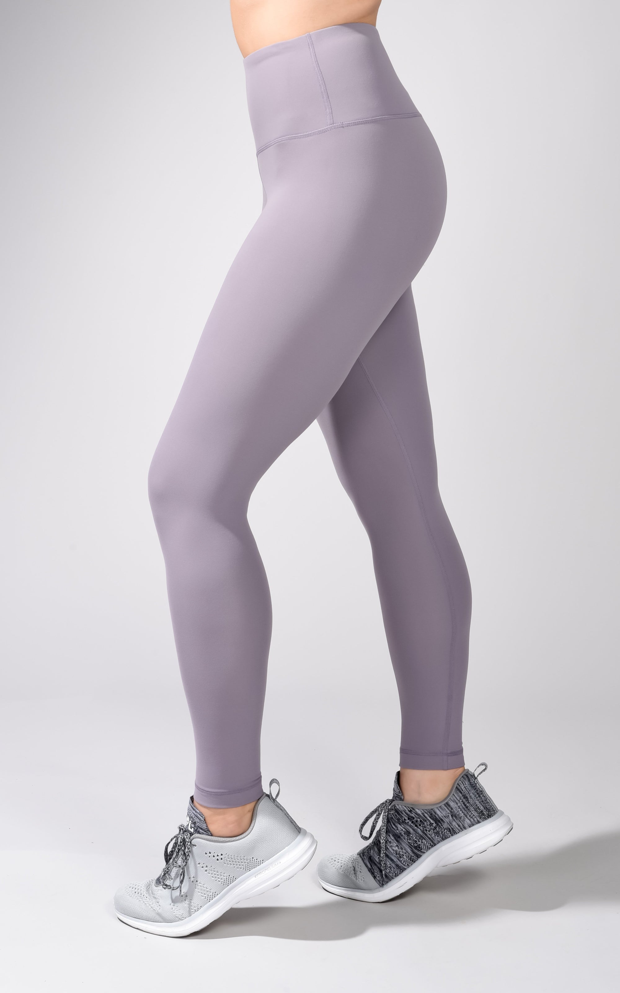 Yogalicious - Women's Nude Tech High Waist Side Pocket 7/8 Ankle
