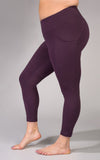 Yogalicious Plus Size Lux High Waist Pocket 7/8 Ankle Legging