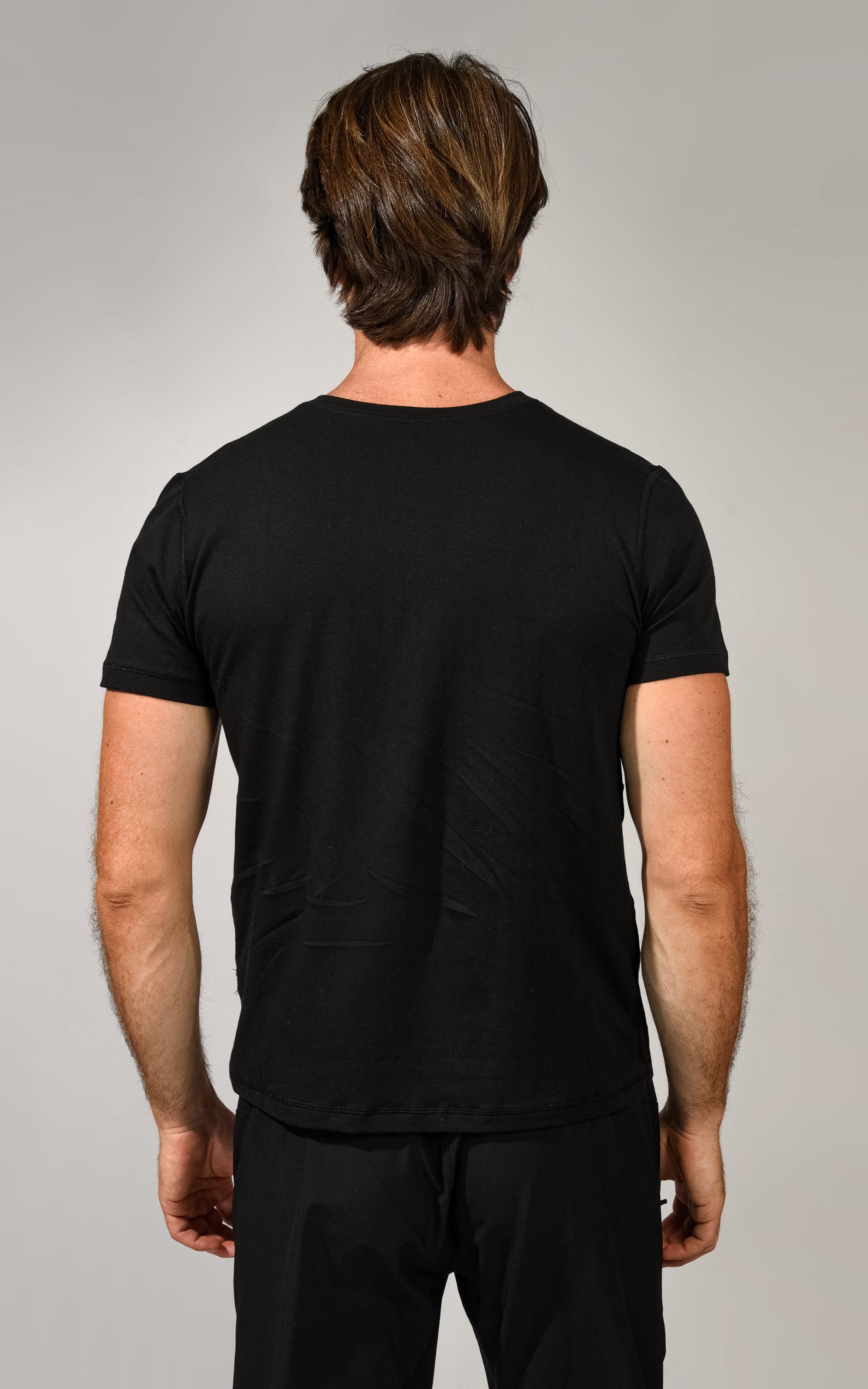 Men's Cotton Modal Vee Neck Tee Shirt