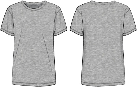 MENS PIMA COTTON CREW NECK SHORT SLEEVE SHIRT PREPACK