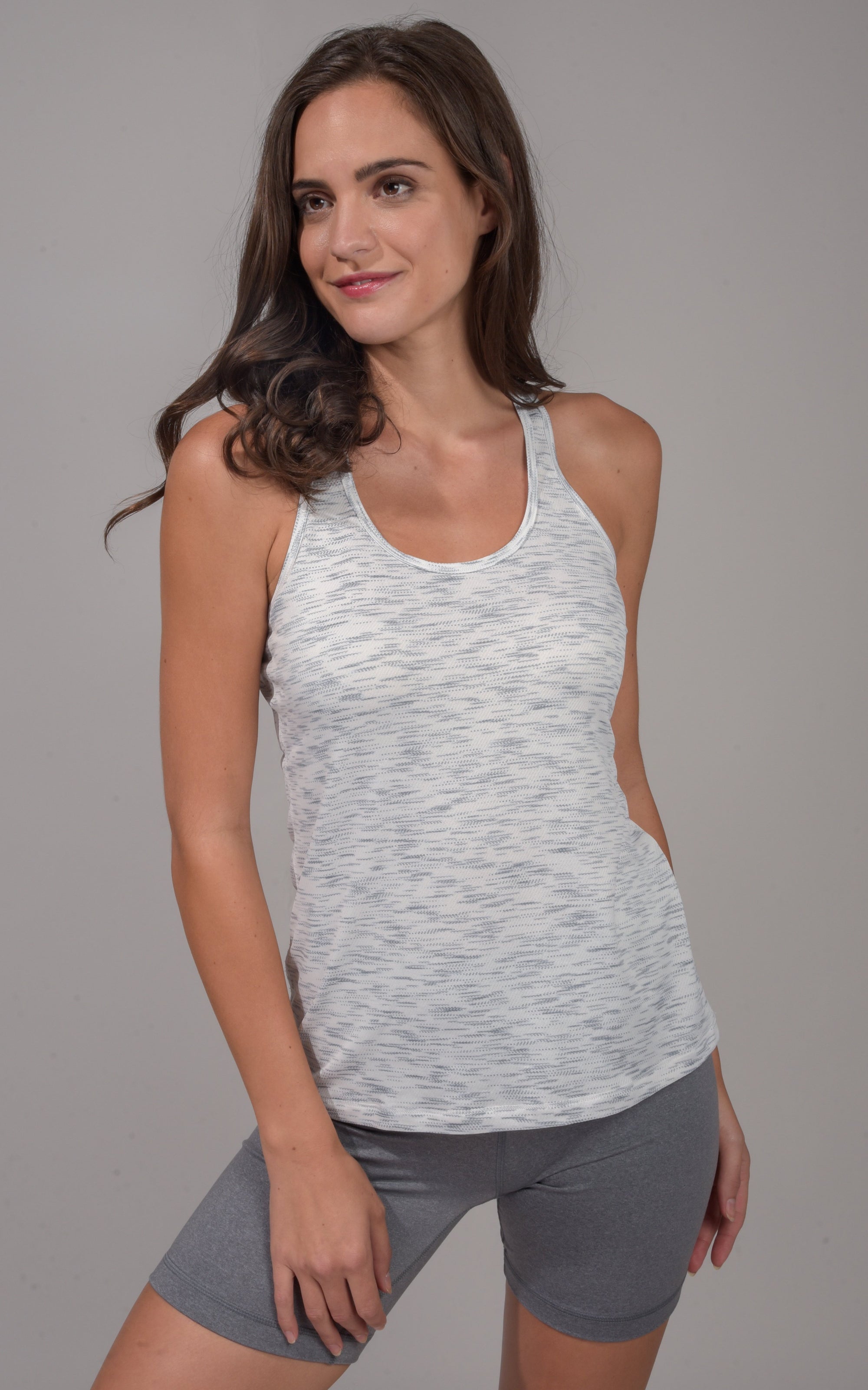 Space Dye Racerback Tank Top