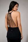 Open Strappy Back Tank Top
