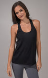 2 Pack Solid And Space Dyed Racer Back Tank Top