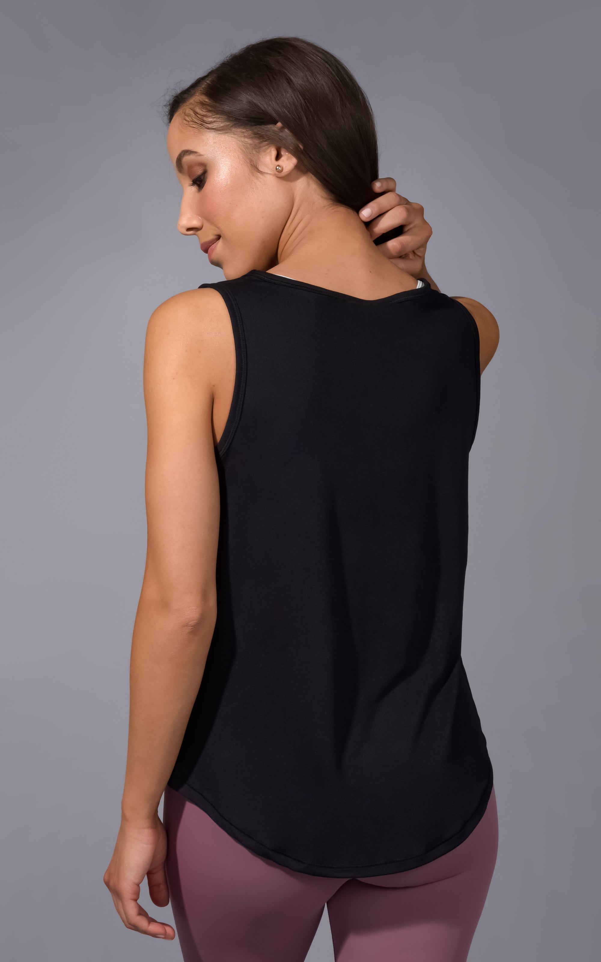 Taylor Womens Lace Trim Jersey Hidden Support Vest
